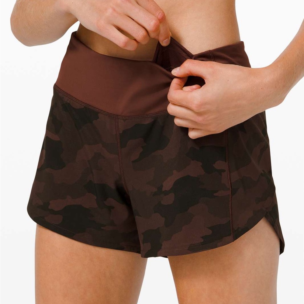 lululemon speed up high rise shorts - long 4”